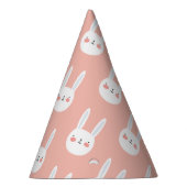 Cute Rabbit colorful Birthday Feesthoedjes (Rechts)