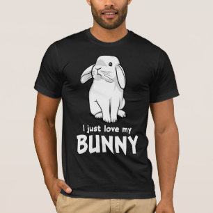 Cute Rabbit Ik hou gewoon van mijn Bunny T-shirt