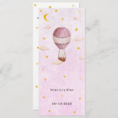 Cute Rabbit In Magical Night With Moon And Stars (Voorkant / Achterkant)