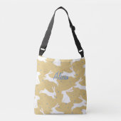 Cute Rabbit Pattern Design -  Crossbody Tas (Voorkant)