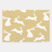 Cute Rabbit Pattern Design Inpakpapier Vel (Voorkant)