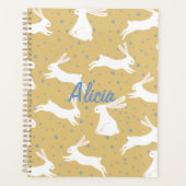 Cute Rabbit Pattern Design -  Planner (Voorkant)