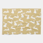 Cute Rabbit Pattern Design Theedoek (Horizontaal)