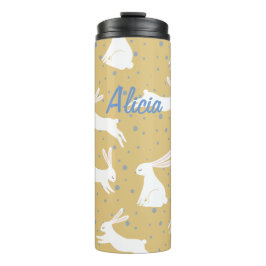 Cute Rabbit Pattern Design -  Thermosbeker