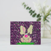 Cute Rabbit Recipe Card Briefkaart (Staand voorkant)