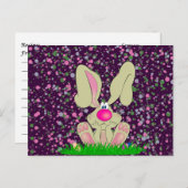 Cute Rabbit Recipe Card Briefkaart (Voorkant / Achterkant)