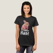 Cute Rabbit Winter Ski Rabbit T-shirt (Voorkant volledig)