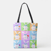 Cute Rabbits Draagtas (Achterkant)