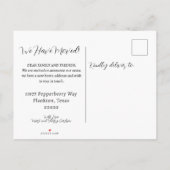 Cute Rabbits Moving House New Address Aankondigingskaart (Achterkant)