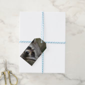 Cute Raccoon Cadeaulabel (Met Touw)