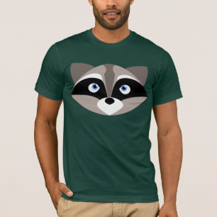 Cute Raccoon Face T-shirt