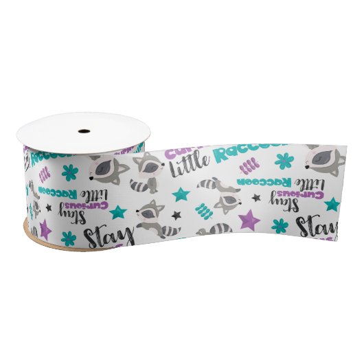 Cute Raccoon Pattern Lint (Spoel)