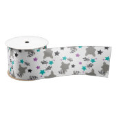 Cute Raccoon Pattern Lint (Spoel)