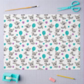 Cute Raccoon Pattern Tissuepapier (Craft)