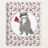 Cute raccoon with watermelon (Devant)