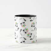 Cute Raccoons Pattern Mok (Midden)