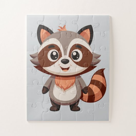 Cute Racoon Legpuzzel (Verticaal)