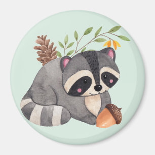 Cute Racoon Magnet Magneet