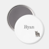 Cute Racoon Magnet Magneet (Voorkant / Achterkant)