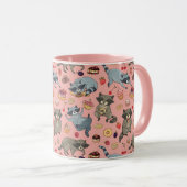 Cute Racoons Mug (Devant droit)