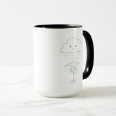 Cute Rain Cloud and Flower Coffee Mug (Devant droit)