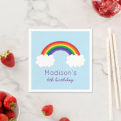 Cute Rainbow Birthday Servetten (Insitu)