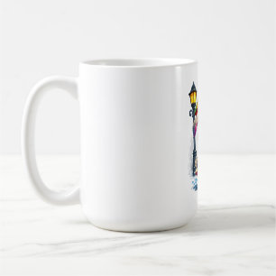 Cute Rainbow Bunny with Umbrella Design Koffiemok