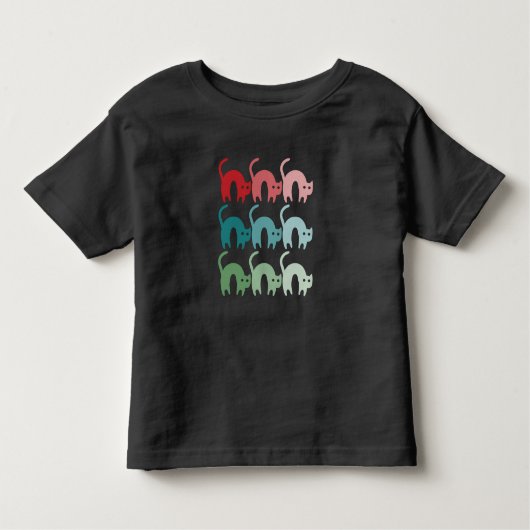 Cute Rainbow Cats Baby T-Shirt Fixe Conception (Devant)