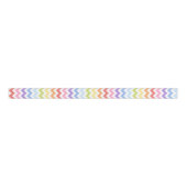 Cute Rainbow Chevron Print Grosgrain Lint (Voorkant)