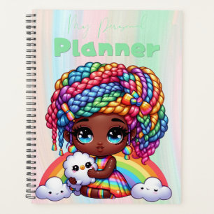 Cute Rainbow Chibi Girl "My Personal Planner"