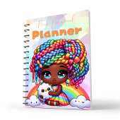 Cute Rainbow Chibi Girl "My Personal Planner"