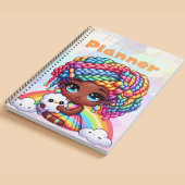 Cute Rainbow Chibi Girl "My Personal Planner"