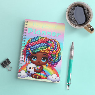 Cute Rainbow Chibi Girl "My Personal Planner"