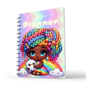 Cute Rainbow Chibi Girl "My Personal Planner"