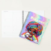 Cute Rainbow Chibi Girl "My Personal Planner" (Devant avec enveloppe)