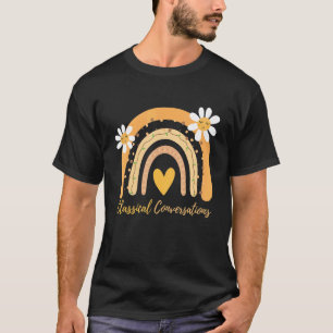 Cute Rainbow Classical Conversings Homeschool CC T-shirt