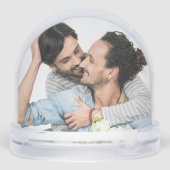 Cute Rainbow Couple Photo Christmas (Arrière)