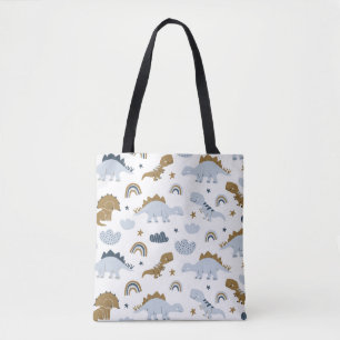 Cute Rainbow Dinosaur Pattern Draagtas