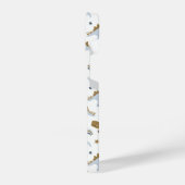 Cute Rainbow Dinosaur Pattern iPhone Hoesje (Linkerkant)