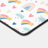 Cute Rainbow Hearts & Clouds Motif (Coin)