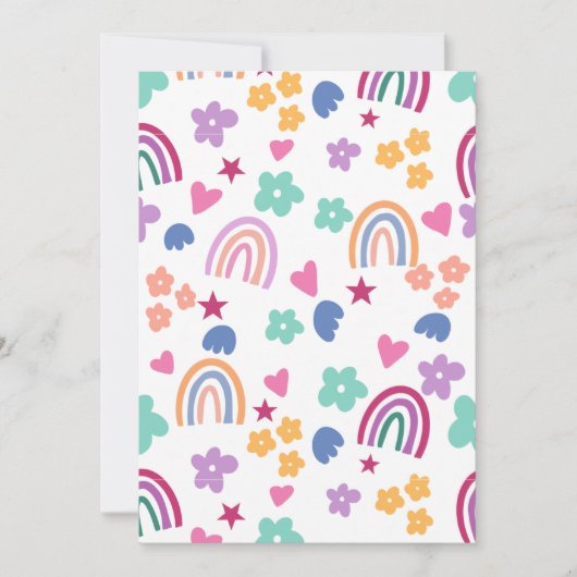 Cute Rainbow Kaart (Voorkant)