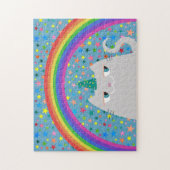 Cute Rainbow Legpuzzel (Verticaal)