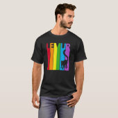 Cute Rainbow Lemur Animal T-shirt (Voorkant volledig)