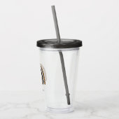 Cute Rainbow Leopard Pattern Acryl Drinkbeker (Links)