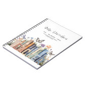 Cute Rainbow Librairie & Livres Enseignant Monogra (Côté gauche)