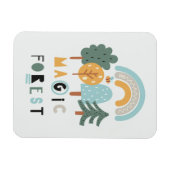 Cute Rainbow Magic Forest Magneet (Horizontaal)