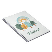 Cute Rainbow Magic Forest Notitieboek (Rechterzijde)