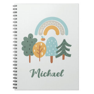 Cute Rainbow Magic Forest Notitieboek