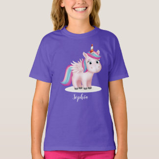Cute Rainbow Magical Unicorn  T-shirt