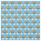 Cute Rainbow-patroon Stof (Swatch)
